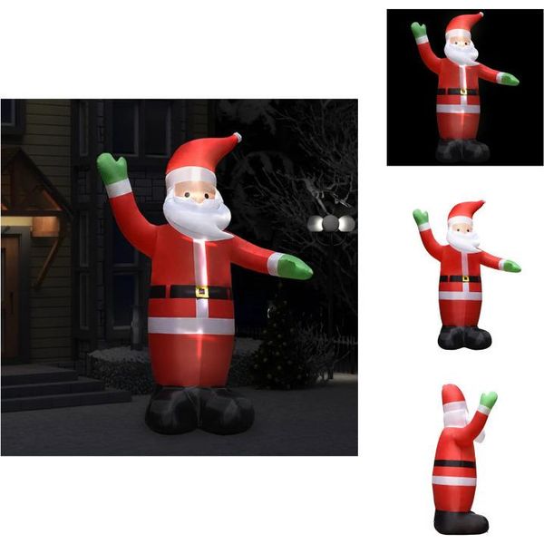 Vidaxl Led Babbo Natale Gonfiabile Con Led Decorazione Natalizia IP44 3 M - Luci Di Natale-image