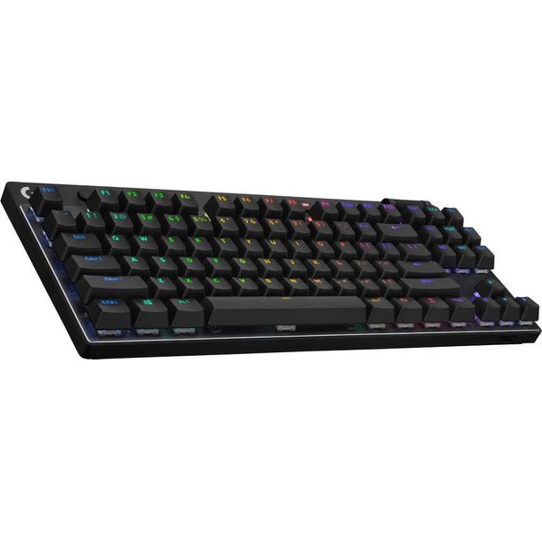 Logitech G Pro X Tkl - Senza Fili - Rf Senza Fili + Bluetooth - Interruttore Meccanico - Azerty - Led Rgb - Nero-image