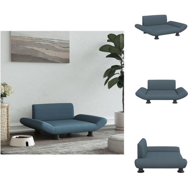 Vidaxl Letto Per Cani Grigio Scuro 70X45X28 Cm In Tessuto - Letti Per Cani-image