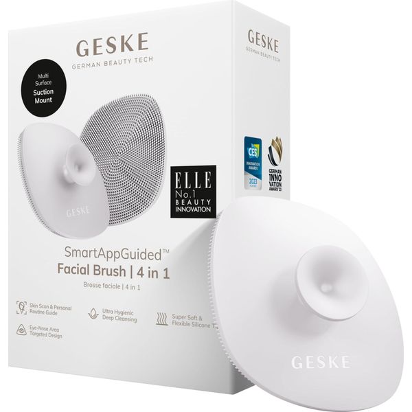 Geske Spazzola Per Il Viso Smartappguided 4 In 1 Spazzola Per La Pulizia Professionale Con Manico Spazzola Per Il Viso In Silicone Cura Della Pelle Detergente Delicato Per Il Viso Starlight-image