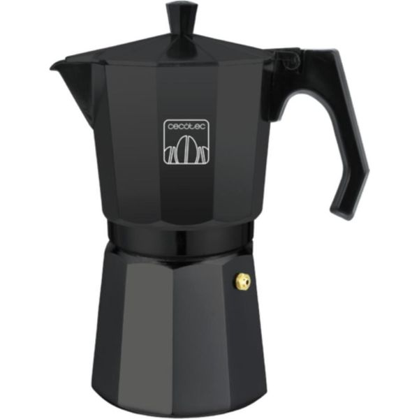 Caffettiera Italiana Cecotec Cumbia Mokclassic 1200 Black, 600Ml, In Alluminio Con Capacità Di 12 Tazze Di Caffè Di Colore Nero, Adatta A Tutti I Tipi Di Cucina E Facile Da Pulire-image