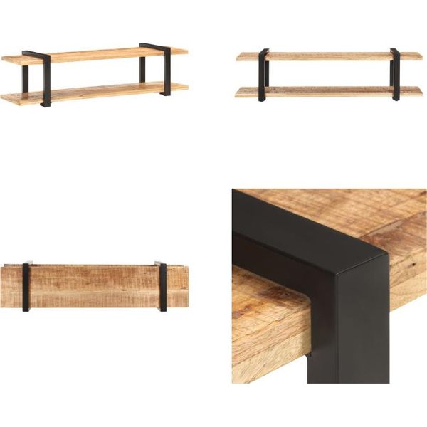 Vidaxl Mobile Tv 160X40X40 Cm Legno Massiccio Di Mango Grezzo - Mobile Tv - Mobili Tv - Mobili Tv - Mobili Tv-image