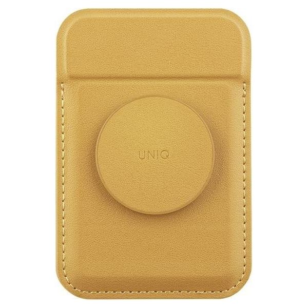 Portafoglio Magnetico Uniq Flixa Con Supporto Giallo/Giallo Canarino Magsafe-image