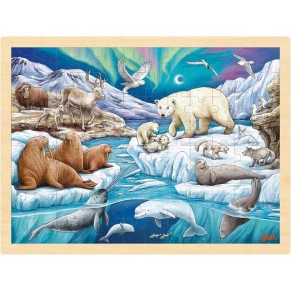 Goki Puzzle In Legno Notte Polare 96 Pezzi-image