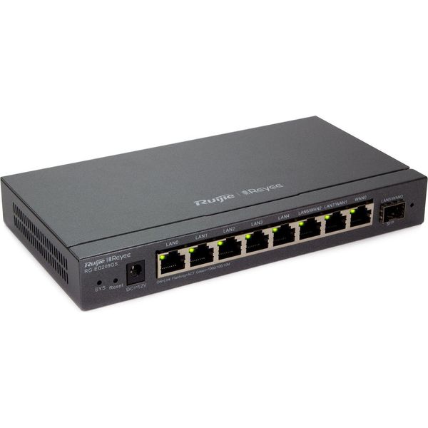 Reyee 9-Port Gigabit Cloud Managed Sfp Router, 8X Gbit, 1X Sfp Router (RG-EG209GS)-image