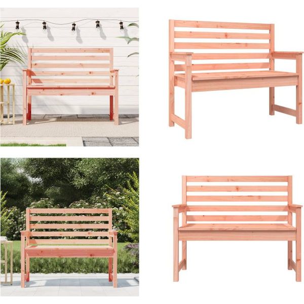 Vidaxl Panca Da Giardino 109X48X91,5 Cm In Legno Massiccio Di Abete Douglas - Panca Da Giardino - Panche Da Giardino - Sedute Da Giardino - Panca Da Esterno-image