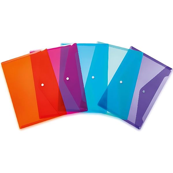 Herma 20073 Herma Astuccio Per Documenti, Pp, Din A4, Colori Assortiti-image