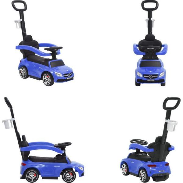 Vidaxl Auto Scorrevole Mercedes Benz C63 Blu - Auto Scorrevole - Auto Scorrevole - Auto Per Bambini - Auto Per Bambini-image