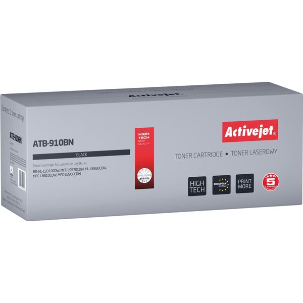 Activejet ATB-910BN Toner (Replacement Brother TN-910BK; Supreme; 9000 Pages; Black)-image