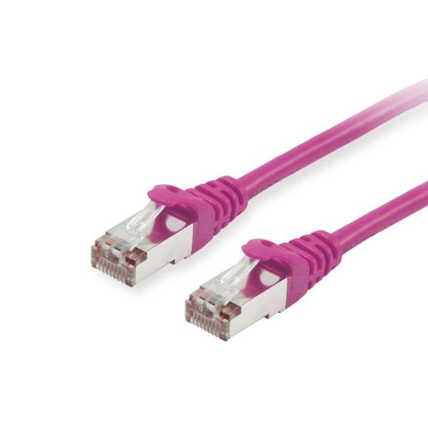 Equip 615551 Equip Patchkabel Cat6 S/Ftp 2Xrj45 0,15M Lila Lszh Polybeutel-image