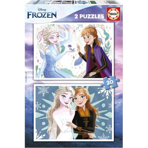 Educa Puzzle Del Regno Di Ghiaccio 2X20 Pezzi-image