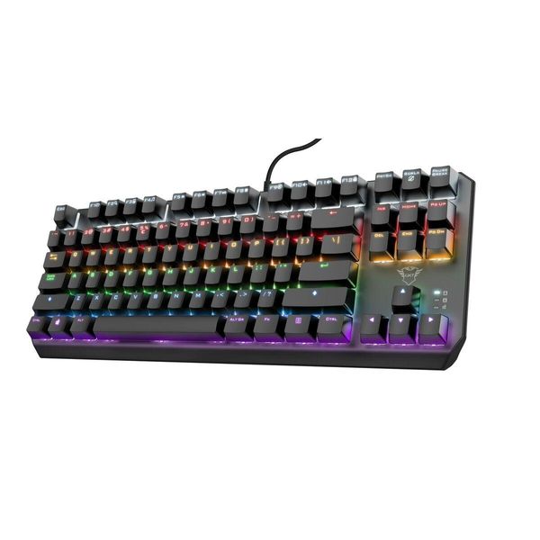Tastiera Da Gioco Trust 24407 Nero Qwerty Spagnolo-image