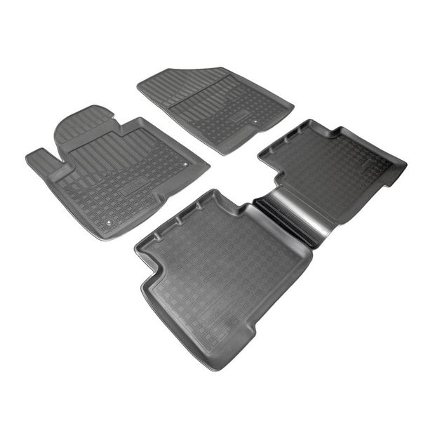 Tappetini In Gomma 3D Per Hyundai Santa Fe Dm Bj 2012-2018 Montato + Bordo-image
