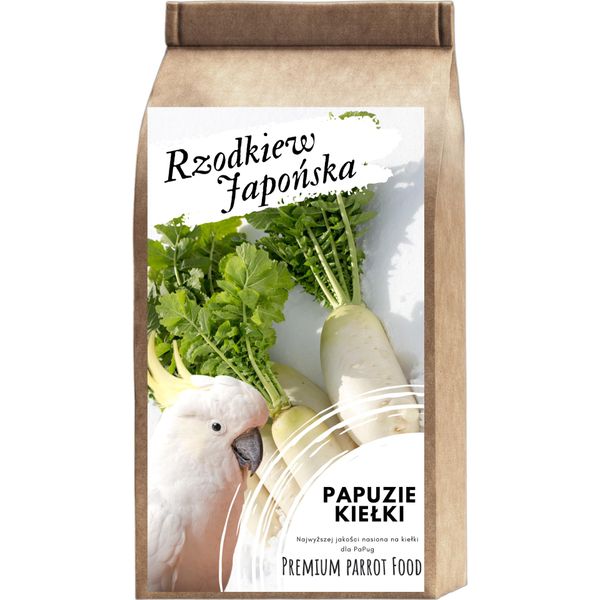 Cibo Per Pappagalli Premium | Daikon Ravanello Giapponese | Semi Di Germoglio | Per Pappagalli 50G-image