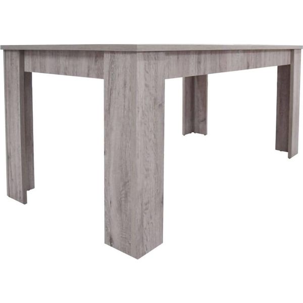 Dmora Tavolo Allungabile Artino 88X160X75H Cm Marrone Rovere, Allungabile 10 Posti-image