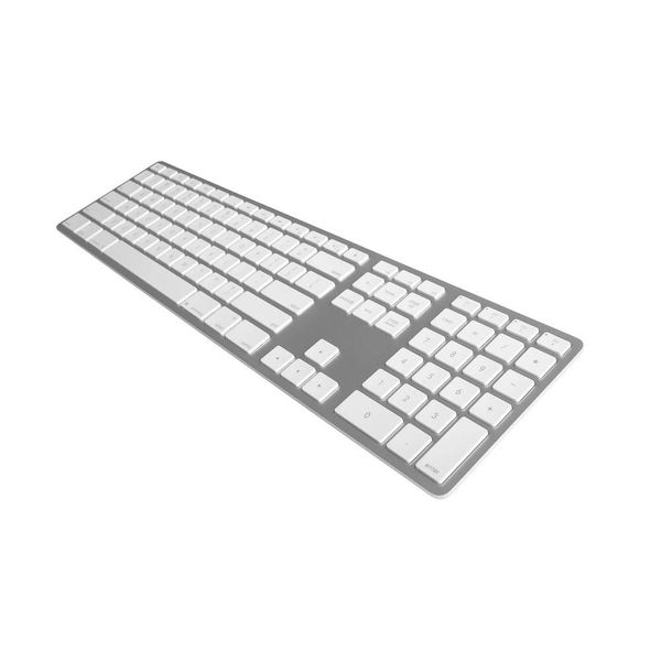 Tastiera USB-C Wireless Matias Per Mac Con Layout Tedesco, Argento-image