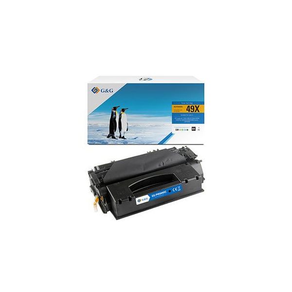 G&G Kompatybilny Toner Z Hp Q5949X, NT-PH5949XC, Hp 49X, Nero, 6000S, Alta Capacità-image