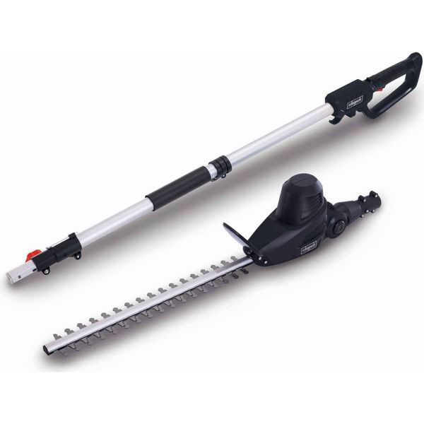 Tagliasiepi Telescopico Elettrico Scheppach ETHT500 | Motore Da 500 W | Testa Rotante A 90° | 6 Regolazioni Regolabili | Spessore Di Taglio 16 Mm | Lunghezza Totale 2750 Mm-image