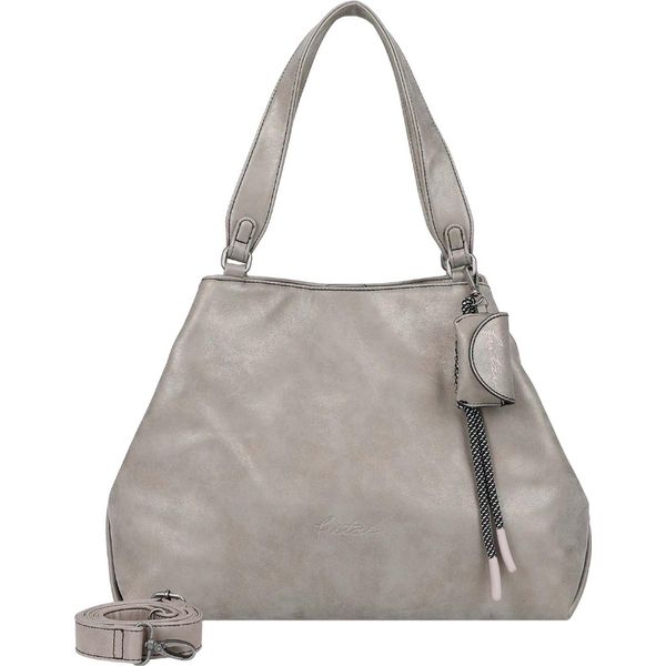 Fritzi Aus PreußEn Borsa Shopper Borsa A Tracolla Bitzi03 Jive Shopper Metallic Shell Grigio Talpa-image
