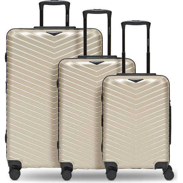 Redolz Carrello Essentials 18 Trolley Set 3 -Pezzi Metallic-Greige Shiny Beige-image