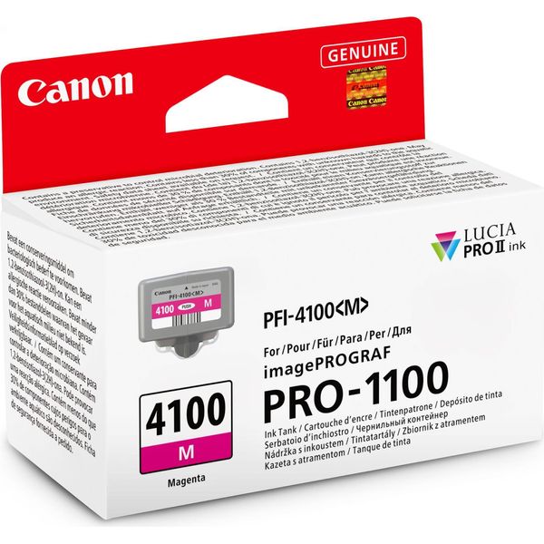 Canon PFI-4100 M - 80 Ml - Magenta - Originale-image