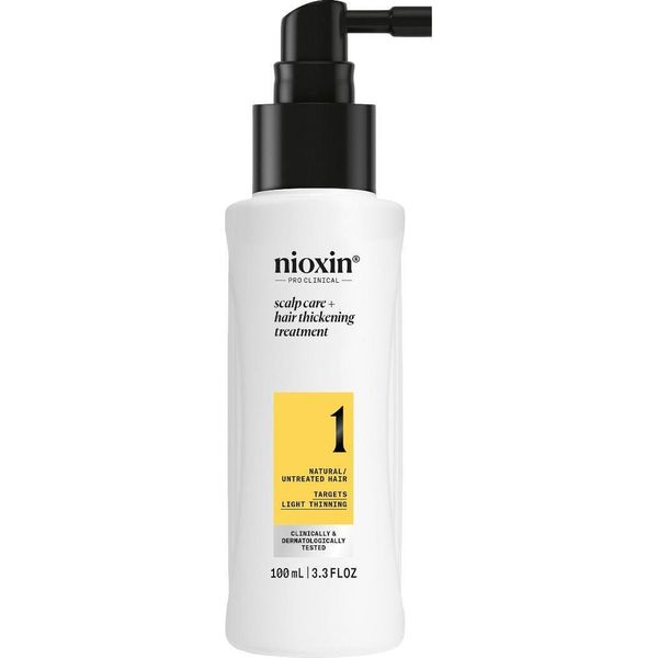 Nioxin Scalp + Hair System 1 Trattamento Per L'infoltimento Dei Capelli Siero Alla Niacinamide Per Capelli Non Trattati Con Biotina E Caffeina 100Ml-image
