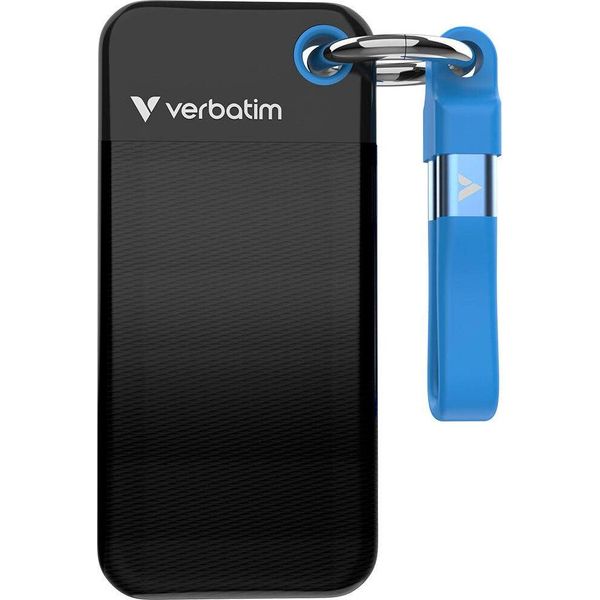 Verbatim Pocket Ssd 1 Tb Usb Tipo C 3.2 Gen 2 3.1 Gen 2 Nero Blu-image