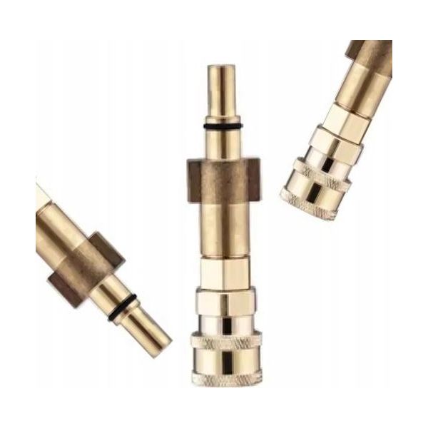 Rosfix Adattatore 1/4" Attacco Rapido – Ricambio Per Idropulitrici Bosch, Black+Decker, Makita E Stanley | 160 Bar, Baionetta, 12 Mm"-image