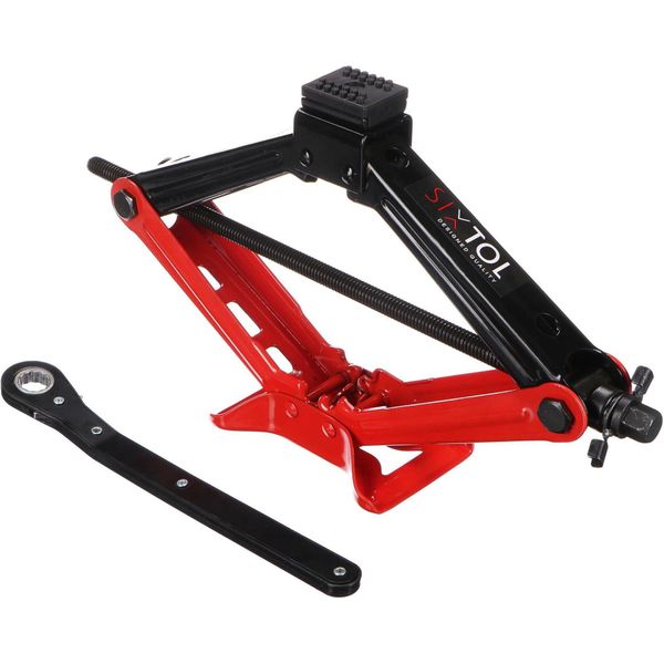 Sixtol Sx Scissor Jack Sollevatore A Forbice Con Cricchetto 2 T-image