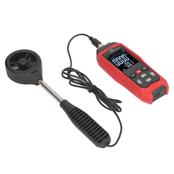 Anemometro, Anemometro Digitale, Anemometro Portatile, Tester Di Velocità Del Flusso D'aria, Misuratore Di Velocità Del Vento, Indicatore Del Vento-image