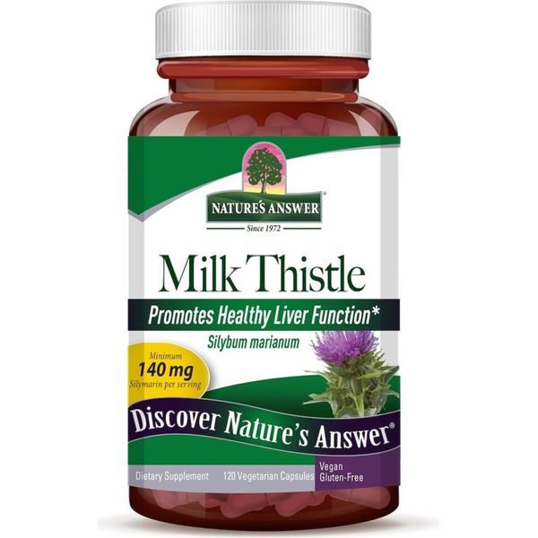 Nature's Answer Milk Thistle Estratto Di Semi (120 Capsule) 083000164163-image