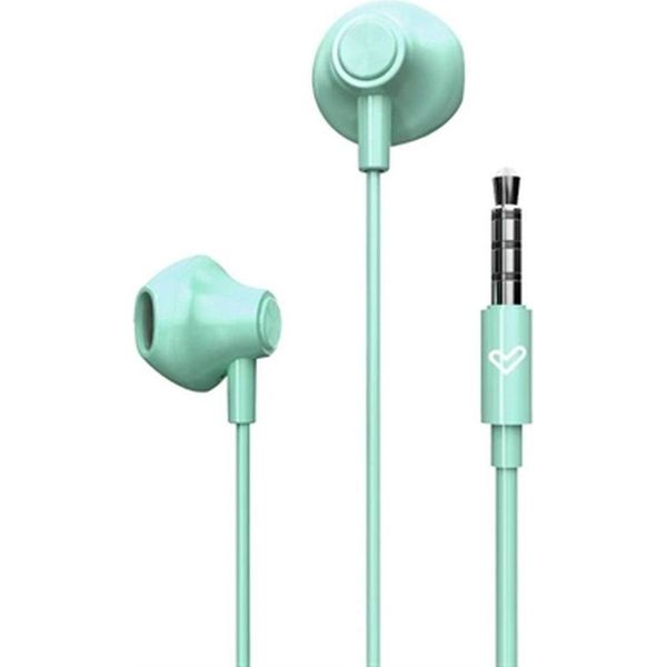 Energy Sistem Wired Earphones | Easypods | Built-In Microphone | 3.5 Mm Jack | Mint-image