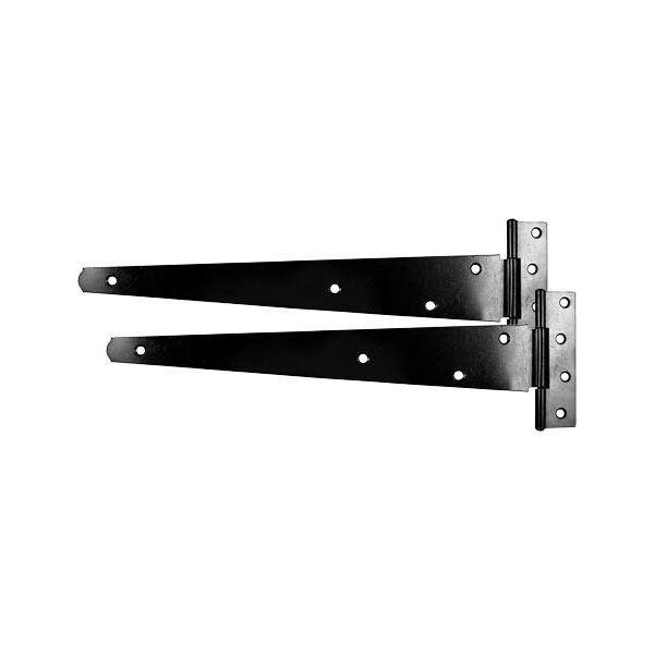 Timco - Coppia Di Cerniere A T Medie - Nero (Misura 18" - 1 Cad.)"-image