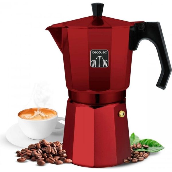 Cecotec Cafetiere Italienne Mokclassic 1200 Red Expresso Alluminio Caffettiera 12 Tazze-image