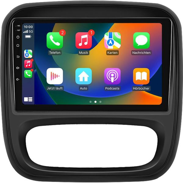 Autoradio Android 2+64GB Per Renault Trafic 3 2015-2019 2Din Radio Carplay Navi Gps Wifi Dab+ Rds-image