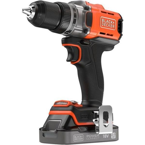 Black & Decker Akku-Bohrschrauber 18V 2X2Ah,2G,Kof-image
