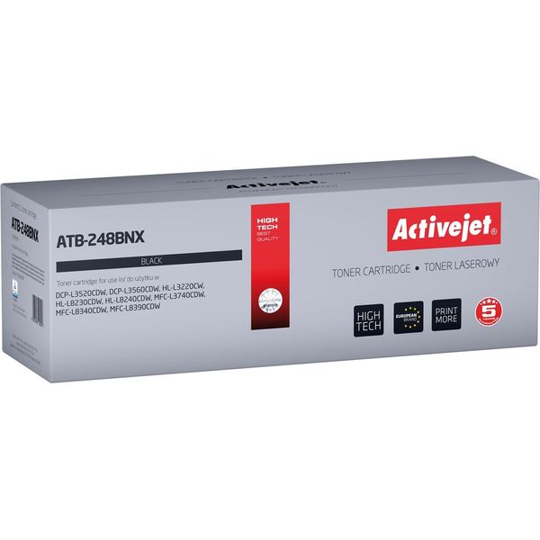 Activejet ATB-248BNX Toner Per Stampanti Brother; Ricambio Brother TN248XLBK; Supremo; 3000 Pagine; Nero)-image