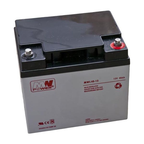 Mwl 40-12: Batteria Agm 12V/40Ah 196*165*170 (T16)-image