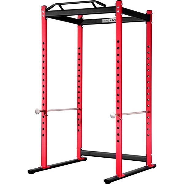 Gabbia Da Allenamento Hms KLT21, Acciaio, 200 Kg, Rosso-Nero-image