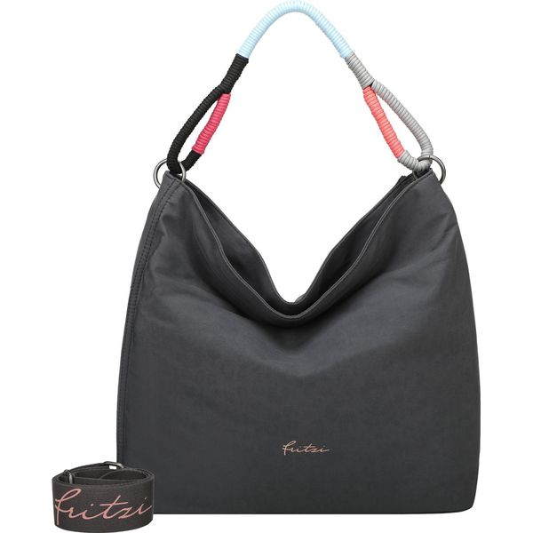 Fritzi Aus PreußEn Borsa A Tracolla Borsa A Tracolla Hobo Limited Leo Rainbow Sky Hobo Bag Leo Soft Anthra Grigio Scuro-image