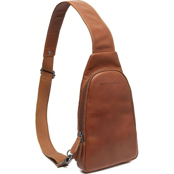 The Chesterfield Brand Pelle Borsa A Tracolla Bowey Sling Bag Cognac Marrone Chiaro-image