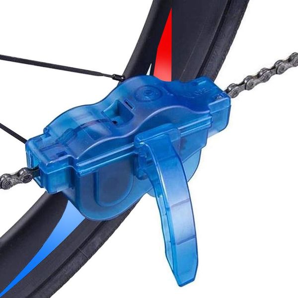 Spazzola Per La Pulizia Della Catena Di Lubrificazione Delle Biciclette-image