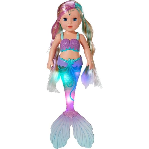 Sirena Nata Da Bambino Con Pinna Di Coda Luminosa-image