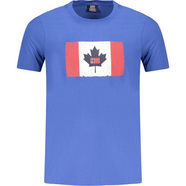Norway 1963 T-Shirt Girocollo Logo Blu : Taglia - L Taglia: L-image