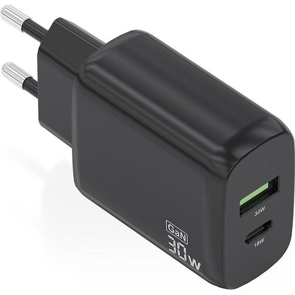Aisens A110-0924 Caricatore Da Parete Usb-A E Usb-C Argento Argento Taglia Unica-image