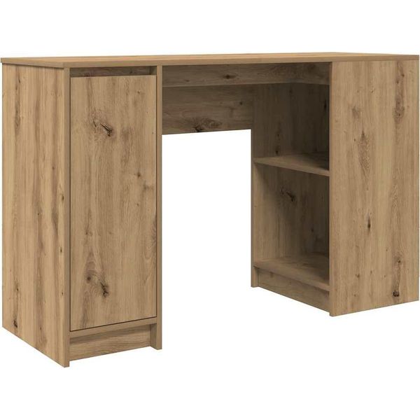 Vidaxl Scrivania In Rovere Artisan 120X42X76 Cm Materiale A Base Di Legno-image