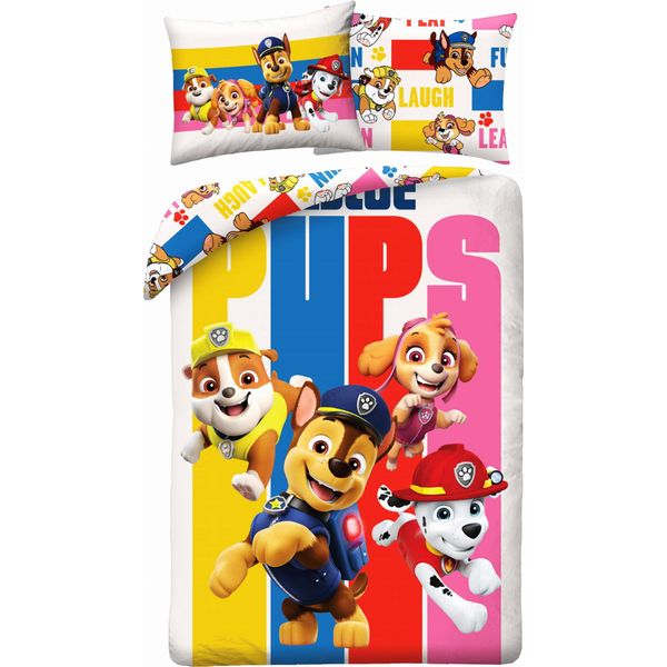 Halantex Lino Incluso Paw Patrol Pups Cotone, 140/200, 70/90 Cm-image
