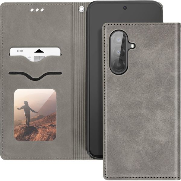 Avizar, Custodia Per Samsung Galaxy A56 Con Supporto Video, Grigio-image