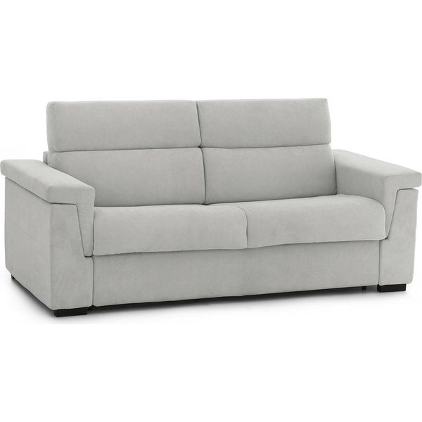 Talamo Italia Divano Letto 3 Posti Nus 95X225 Cm Nero Chiaro, Sfoderabile Contenitore Italy-image