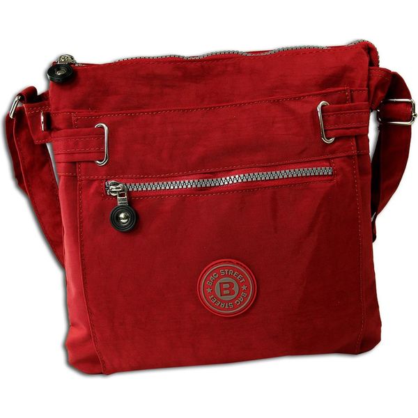 Borsa Donna Rosso Nylon Borsa Street OTJ207R-image